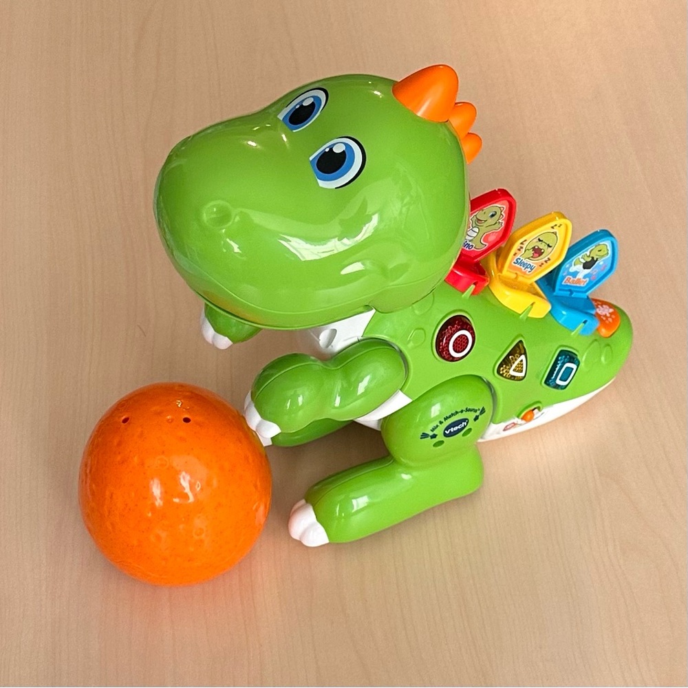 Vtech Mix and Match-a-Saurus, Dinosaur Learning Toy, green